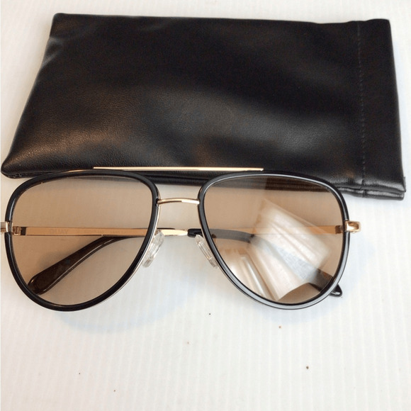 NEW ! Rare Quay All in amber lense aviators main image 4